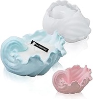 Shell Tray Silicone Mold, Candle Holder Silicone Mold for Expoxy Resin DIY Jewelry Plate Candle Hold