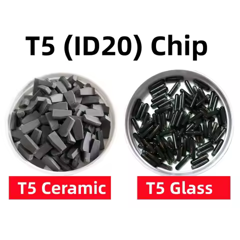 10pcs original T5 Ceramic Chip T5 Glass chip ID20 ID 20 ID 13 T20 ID13 Transponder Chip Car Key Chip