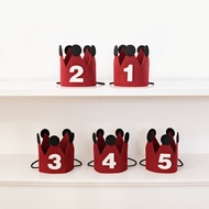 Xiaohongshu Red Number Birthday Hat Balloon Arrangement Birthday decorations Wedding ceremony layout