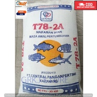 PAKAN PELET IKAN "TURBO T78-2A" Untuk GurameNilaLeleMasBandeng Masa Awal Pertumbuhan