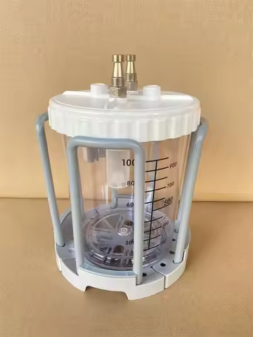 2000ml 2L plastic buffer bottle vacuum pump using buffer liquid transparent negative pressure bottle