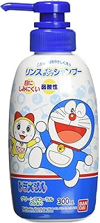 Bandai Rinse In Pump Shampoo Doraemon (W x H x D): 3.1 x 6.9 x 2.2 inches (78 x 173 x 57 mm), 10.1 f