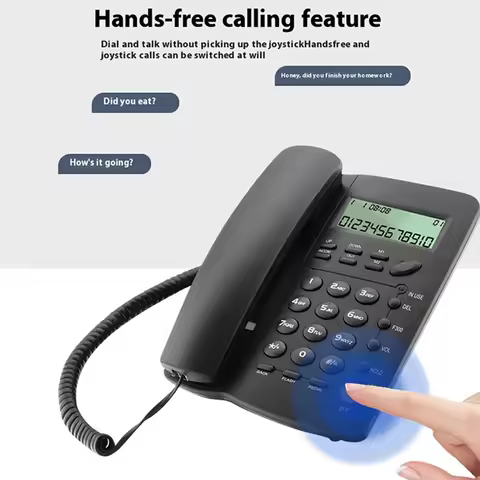 Desk Phone With One Click Dialing Feature Convenient For Quick Calling Home Telephone Intercom Phone
