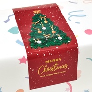 NOEL01_Text STICKER _ STICKER " NOEL_BIRTHDAY" , SIZE 6X15cm, 50 STAMPS/XAP_PAPER BOX SEALING STICKE