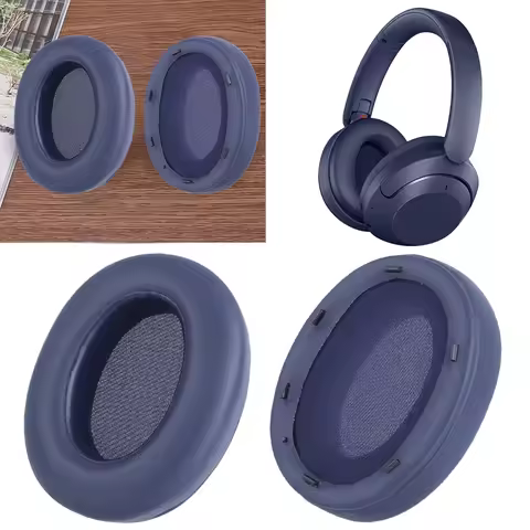 Replacement Ear Pads Cushion Cover Memory Foam Headset EarPads Headphones Ear Cushions for Sony WH-X