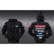เสื้อการ์ด HOODBIGBIKE ลาย SUZUKI MOTOGP (พร้อมส่งทุกวัน)