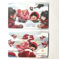 Set of 2pc ANG KU KUEH GIRL &amp; FRIENDS Sharity NDP 53 Ez-Link Ezlink Cards  *collectible national day (A3)