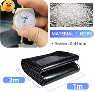 LDPE 2x5 Metre 4x5 Metre Black Roll Fish Pond Liner Thick Pelapik Kolam