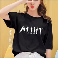 KPOP SILHOUETTE Women's T-Shirt/ Women's Distro T-Shirt S-XXL Oversize/ Army Korean Style T-Shirt
