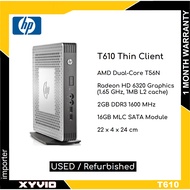 HP Mini PC T610 Thin Client AMD AMD Dual-Core T56N APU, 2GB RAM with Radeon HD 6320 Graphics ( Use a