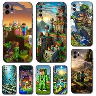 for OPPO A57E A58X A59 F1s A60 A74 A76 A77 F3 A78 A79 Silicone phone case TPU Puzzle game Minecraft 