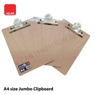Papan Klip Kayu Jumbo AKAR A4 / A5 (AKAR A4 Wooden Jumbo Clip Board / A5 Clipboard / Fail Klip / 文件夹