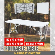 4/5/6FT Foldable Banquet Table Event / Camping / Hall / Buffet Outdoor Adjustable Height Folding Tab