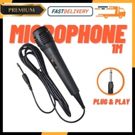 Wired Microphone Karaoke Party Event Dynamic HD Sound High Quality Sepasang Mikrofon Wayar Mic Profe