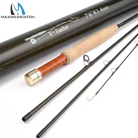 Maximumcatch Maxcatch Small Stream Creek Fly Fishing Rod 30T+36T SK Carbon Fiber Carbon Fiber Rod Tu