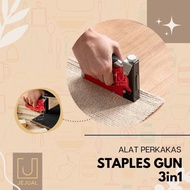 Staples Gun 3in1 4-14mm Staples Gun Motorcycle Seat Stapler