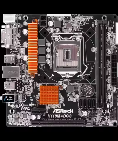 ASRock H110M-DGS Motherboard Intel Intel H110 LGA 1151 DDR4 32GB Micro ATX support i5-7600 i5-6400 i