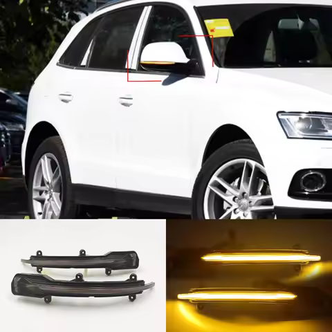 For Audi Q5 SQ5 8R 2010 2011 2012 2013 2014 2015 2016 2017 Q7 SQ7 4L Facelift 10-15 LED Dynamic Turn