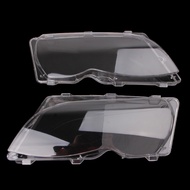 GB 2Pcs Car Front Headlight Lens Protective for Shell Plastic Cover for E46 4 DR