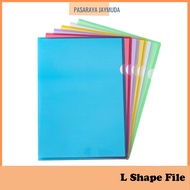 6pcs/12pcs A4 Fail Bentuk L A4  L Shape File Folder File Document Files