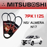 Nissan Almera N17 Fan Belt (7PK1125) - Mitsuboshi  Fan Belt