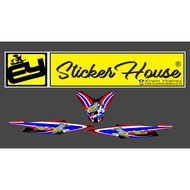 WAVE 100 THAI DECALS LAMINATED