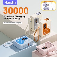 CCC Handin PowerBank Wireless 30000mAh 5in1 High Quality 22.5W Fast Charging Magnetic Mini Power Ban