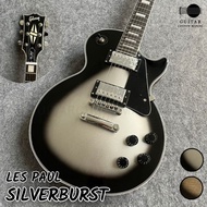GCM Custom Made Les Paul Silverburst Electric Guitar Custom Maniac (Oversea Ready Stock)