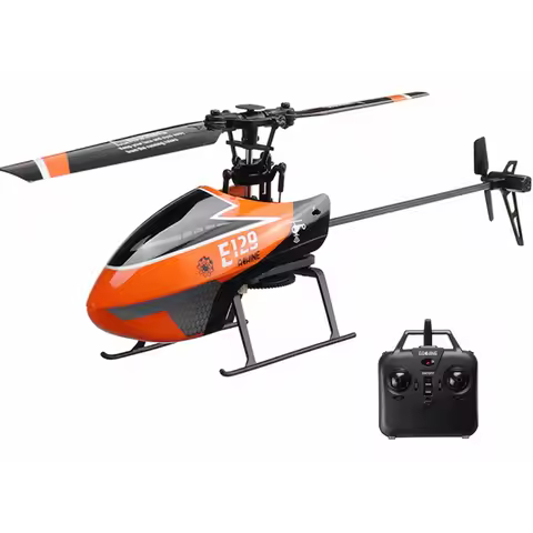 Eachine E129 2.4G 4CH 6-Axis Gyro Altitude Hold Flybarless RC Helicopter RTF - RTF Mode 2