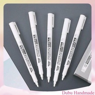 Waterproof, non-fading white oil brush pen for glass picture frames, cellophane...
