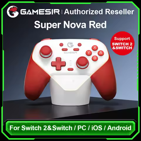 Gamesir Super Nova Wireless Controller for Switch 2 and Switch T4n Pro Gamepad with Charging Station