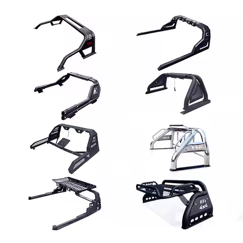 Newest Pick Up Trucks Rear Accessories With Led Light Car Roll Bar For Toyota Tacoma Hilux Vigo Revo