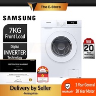 (Delivery for Penang ONLY) Samsung 7KG Inverter Front Load Washing Machine | WW70T3020WW/FQ (Washer Front Loader Mesin Basuh Mesin Cuci 洗衣机) WW70