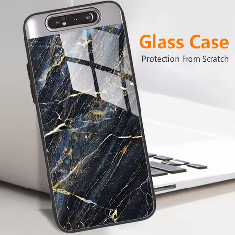 For Samsung A80 Case Tempered Glass Back Cover Phone Case For Samsung Galaxy A80 Cases for Galaxy A 