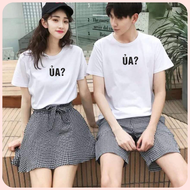 Áo Thun Đôi Tình Nhân In Chữ ỦA M6603