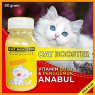 CAT BOOSTER Vitamin Penggemuk dan Bulu Kucing Penumbuh Bulu Kucing Pelebat Bulu Obat Bulu Kucing