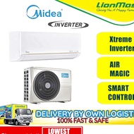 Midea 1.5HP / 1.0HP  Inverter - R32 Air Conditioner  Penghawa Dingin