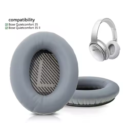 Professional Bose QC35 Ear Pads Replacement – Ear Cups for Bose QuietComfort 35 I/II Over-Ear Headph