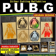 Medium Size "PUBG" Reflective Cutting Sticker