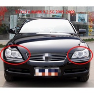 headlamp cover cap for toyota mark X 2.5G 2005-2009/headlight transparent lens cover/headlamp lens