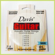 ◧ ◊ Davis Acoustic Guitar Strings ( Phosphor Bronze)
