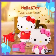 DGT Hello Kitty Pendrive 8GB 16G 32G 64G Cartoon USB Flash Drive U Disk Memory Stick