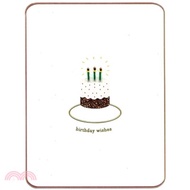 手工卡片-珠飾生日蛋糕