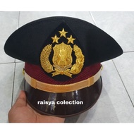 Pama police cap pama cap/ yellow striped pet cap/
