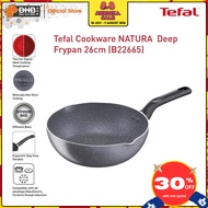 Tefal Cookware (B22666 / B22692) Natura Deep Frypan / Fry Pan 26cm