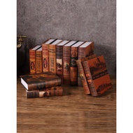 European Style Fake Book Decoration Simulation Book Photo Props Fake Book Shell Decoration Light Lux