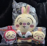 日本直送 現貨 Chiikawa 7-11聖誕冬日一番賞C賞D賞及E賞 兔兔 兔哥  （一套三隻不散賣）