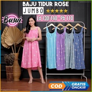 Baju Daster Tidur Wanita Jumbo Busui Kekinian Tanpa Lengan Ld 130 XXXL Rayon Premium Batik Cap Pekal