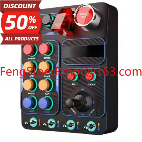 For V9GEN2 PXN CB1 Multi-function Racing PC USB Simulation Racing Instrument Center Control Button B