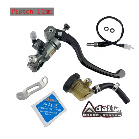 Adelin 14mm 15mm Motorcycle Brake Clutch Master Cylinder Hydraulic Pump handle Universal For Honda R